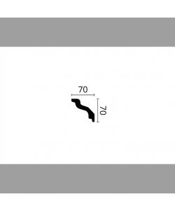 D9 DECOFLAIR Cornice soffitto polistirene 70x70 mm lunghezza 2 m 2 pz