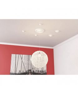 B9 DECOFLAIR Rosone Polistirolo Espanso 155 mm Verniciabile Decorativo