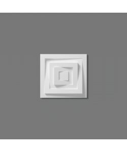 Rosone in polistirolo espanso 30x30 cm per soffitto decorativo