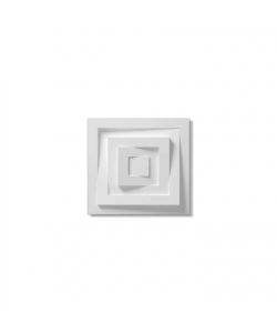 Rosone in polistirolo espanso 30x30 cm per soffitto decorativo