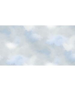 Good Vibes Carta da Parati Paint Clouds Blu e Grigio