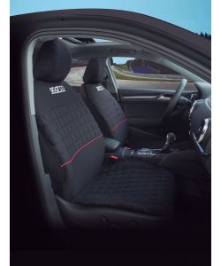 Set universale SPC1042 coprisedili auto completo nero/rosso