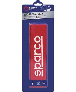 Set 2 pezzi di cuscinetti passacintura SPC1204 universali per auto rossi