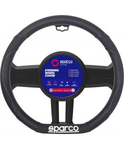 Coprivolante per auto Sparco nero in PVC