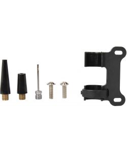 Mini pompa gialla per bicicletta in alluminio Sparco