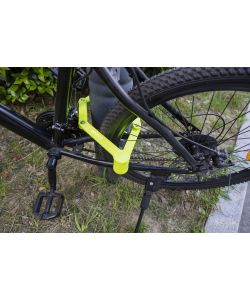 Lucchetto pieghevole per bicicletta giallo con combinazione Sparco