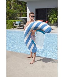 Bestway Sedia Gonfiabile da mare Comfort Plush 119x67,5 cm - Morbida e Resistente