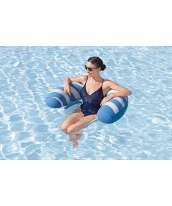 Bestway Sedia Gonfiabile da mare Comfort Plush 119x67,5 cm - Morbida e Resistente