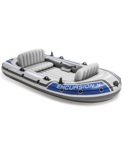 Intex Set Gommone con Remi e Pompa Excursion 4 68324NP