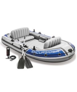 Intex Set Gommone con Remi e Pompa Excursion 4 68324NP