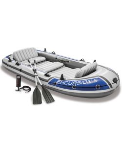 Intex Set Gommone con Remi e Pompa Excursion 5 68325NP