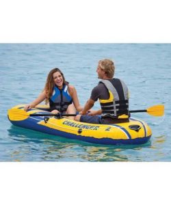 Intex Challenger 2 Set Gommone con Remi e Pompa