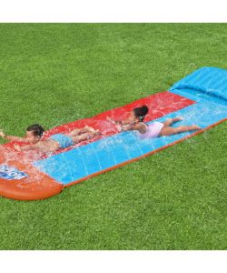 Bestway H2OGO Doppio Scivolo d'Acqua Tsunami Splash Ramp