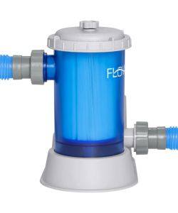 Bestway Pompa con Filtro a Cartuccia Trasparente Flowclear