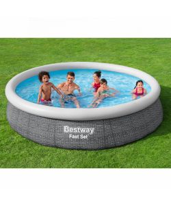 Piscina tonda Fast Set Rattan