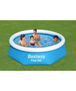 Bestway Piscina Fuori Terra Fast Set Blu 244x61 cm con Pompa Filtro