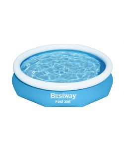 Bestway Piscina gonfiabile tonda Fast Set Blu 305 x 66 cm per esterni