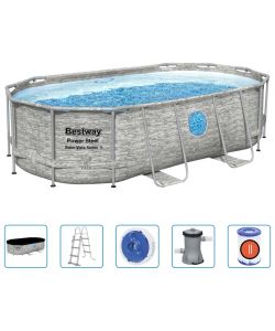 Bestway Set Piscina Power Steel 427x250x100 cm