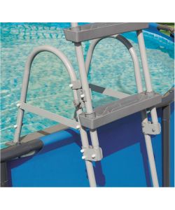 Bestway Scaletta per Piscina Flowclear a 4 Gradini 107 cm