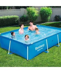 Piscina rettangolare Steel Pro