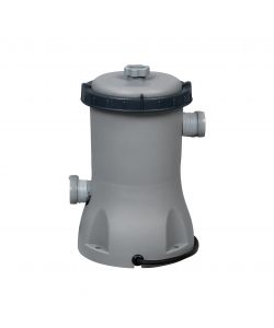 Bestway Piscina Fuori Terra Rotonda 427x84 cm Grigia con Telaio Acciaio