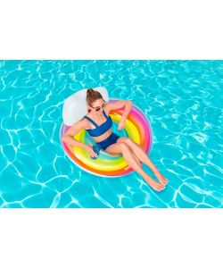 Bestway Poltrona Gonfiabile Rainbow - Multicolore - 107 cm