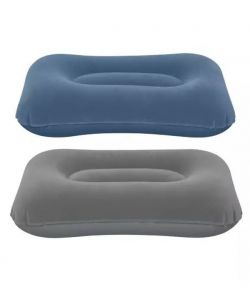 Bestway Cuscino Da Viaggio Gonfiabile Ergonomico - Blu o Grigio