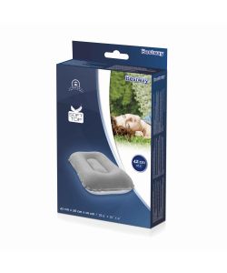 Bestway Cuscino Da Viaggio Gonfiabile Ergonomico - Blu o Grigio