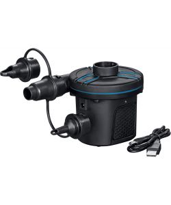 Bestway Pompa ad Aria Elettrica Ricaricabile PowerTouch Nero 4,8V