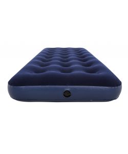 Bestway Materassino Floccato Singolo - Blu - 185x76x22 cm
