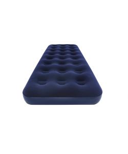 Bestway Materassino Floccato Singolo - Blu - 185x76x22 cm