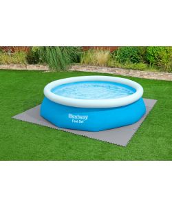 Bestway Tappetino Base per Piscina - Verde - 78x78 cm