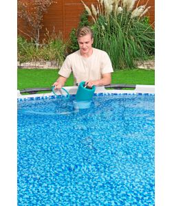 Bestway Kit Pulizia Piscine Deluxe con Skimmer e Aspiratore
