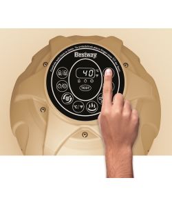 Bestway LayZ SPA Palm Spring Vasca Idromassaggio Gonfiabile - Similpelle -  196 x 71 cm