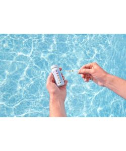 Strisce test piscina con 3 funzioni: Cloro, PH e Alcalino Bestway