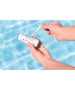Strisce test piscina con 3 funzioni: Cloro, PH e Alcalino Bestway