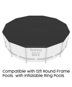 Bestway Copertura Piscina Steel Frame - Antracite -  366 cm