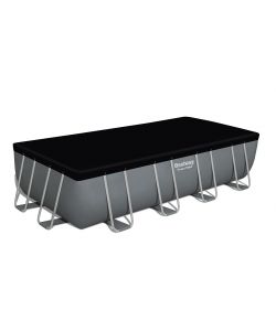 Bestway Piscina Power Steel - Grigio Bianco - 549x274x122 cm