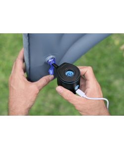 Bestway Pompa Elettrica PowerTouch Pocket USB Nero 5,7x5x6,5 cm