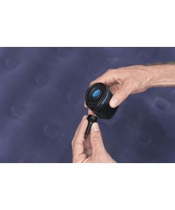 Bestway Pompa Elettrica PowerTouch Pocket USB Nero 5,7x5x6,5 cm