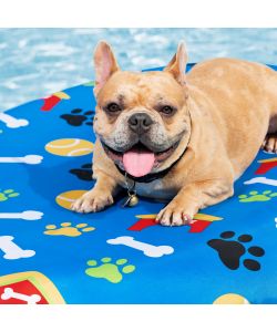 Bestway Materassino per cani blu 156x112 cm con rivestimento sfoderabile