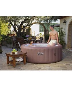 Bestway Minipiscina idromassaggio gonfiabile Lay-Z-Spa Hawaii 196x71 cm Terracotta