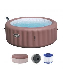 Bestway Minipiscina idromassaggio gonfiabile Lay-Z-Spa Hawaii 196x71 cm Terracotta