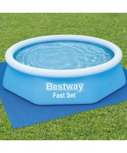 Bestway Telo di Protezione Piscina Flowclear - Blu - 274x274 cm