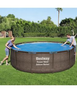 Telo piscine termico tondo 356 cm bestway