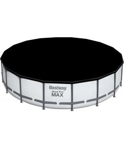 Bestway Piscina Fuori Terra Rotonda 549x122 cm Grigio con Pompa Filtro