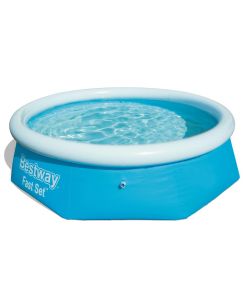 Bestway Set per Piscina Gonfiabile Fast Rotonda 244x66 cm 57265