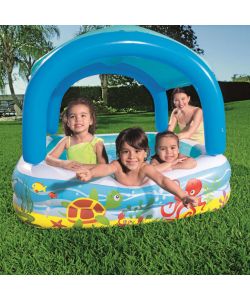Bestway Piscina per Bambini con Tettoia 140x140x114 cm 52192