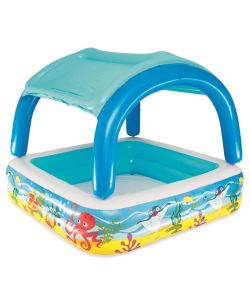 Bestway Piscina per Bambini con Tettoia 140x140x114 cm 52192