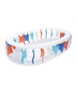 Bestway Piscina Gonfiabile Ovale 229x152x51 cm Multicolore Portatile